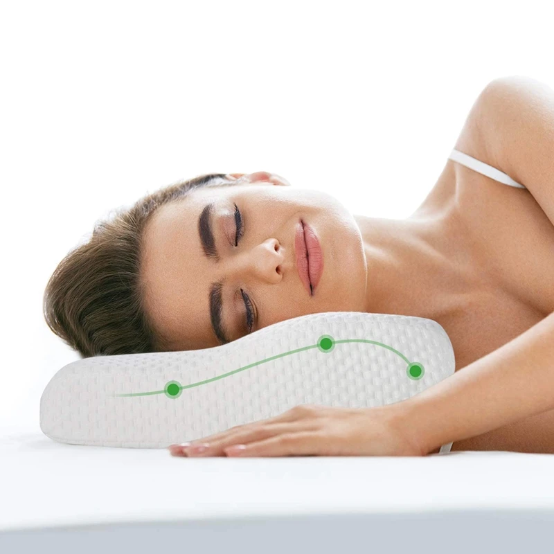 

Memory Foam Pillow,Bed Pillows, Adjustable Sleeper Pillow for Neck & Shoulder Support for Back, Stomach, Side Sleeper Promotion