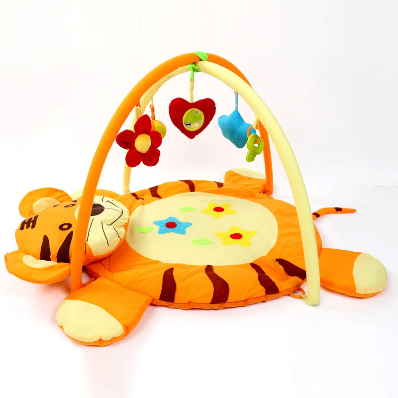 Baby Playpens Game Fence Crawl Guardrail Safe Hurdles Fitness Frame Soft Cotton Mat Blanket Animal Cartoon 0-12 Months Infants