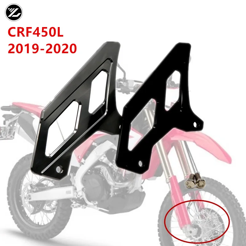 

CRF450L Motorcycle Front Brake steel Caliper Cover Protection Cover Guard For Honda CRF 450L CRF450 2019 2020
