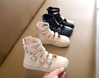 black childrens leather shoes for school kids performance dress shoes girls princess shoes chaussure fille white 36 e07063