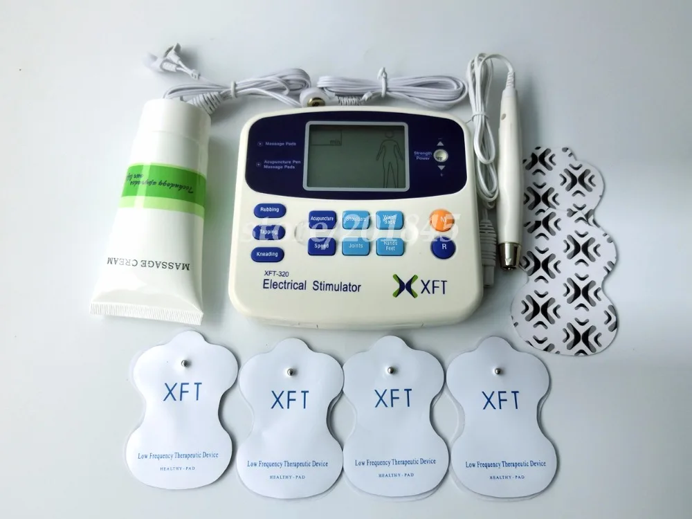 XFT 320 электрический стимулятор тенсовый массажер блок Двухканальный для