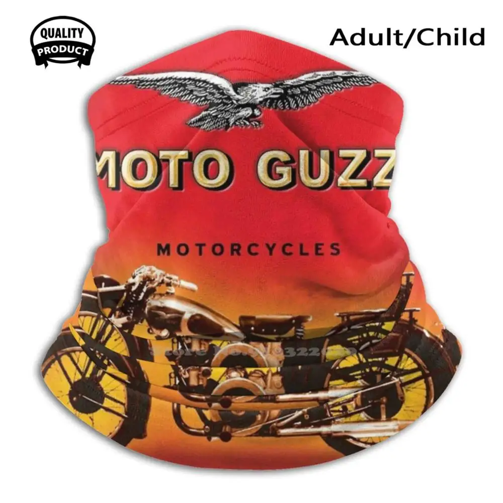 

Винтажные мотоциклы Moto Guzzi, мягкая теплая маска для лица, шарф Moto Guzzi, винтажные мотоциклы, велосипедные клубы, Италия, исторический сбор