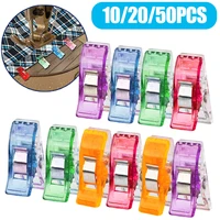 102050pcs sewing clips plastic clamps quilting crafting crocheting knitting safety clips assorted colors binding clips paper