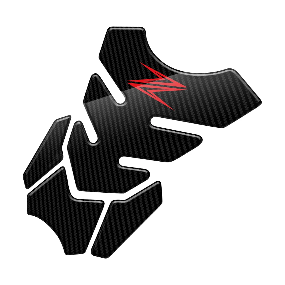 

For Kawasaki Z250 Z300 Z650 Z750 Z800 Z900 Z1000 3D Carbon Look Motorcycle Tank Pad Protector Decal Stickers
