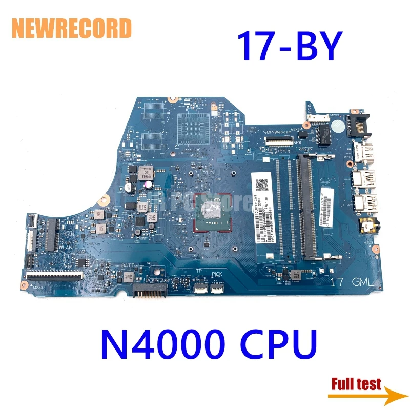 NEWRECORD    HP Pavilion 17-     Intel Celeron SR3S1 N4000  L22741-601 L22741-001 6050A2980801-MB-A01  