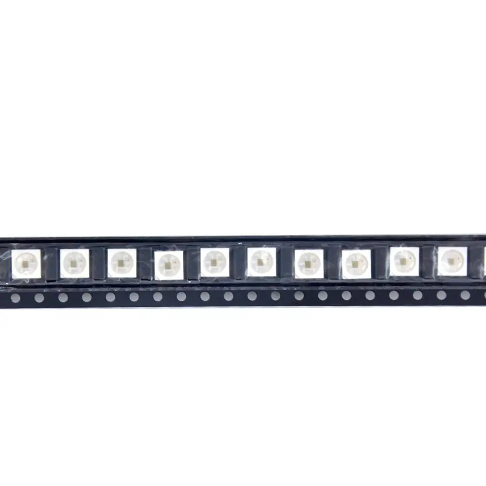 50 шт. SK9822A светодиодные чипы встроенный SMD 5050 RGB адресуемый цвет мечты для полосы