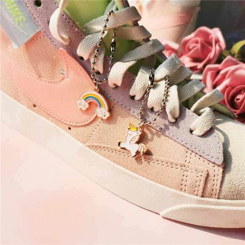

New pioneers sandals shoes pendant AF1 personality decoration DIY fashion love AJ1 accessories metal couples