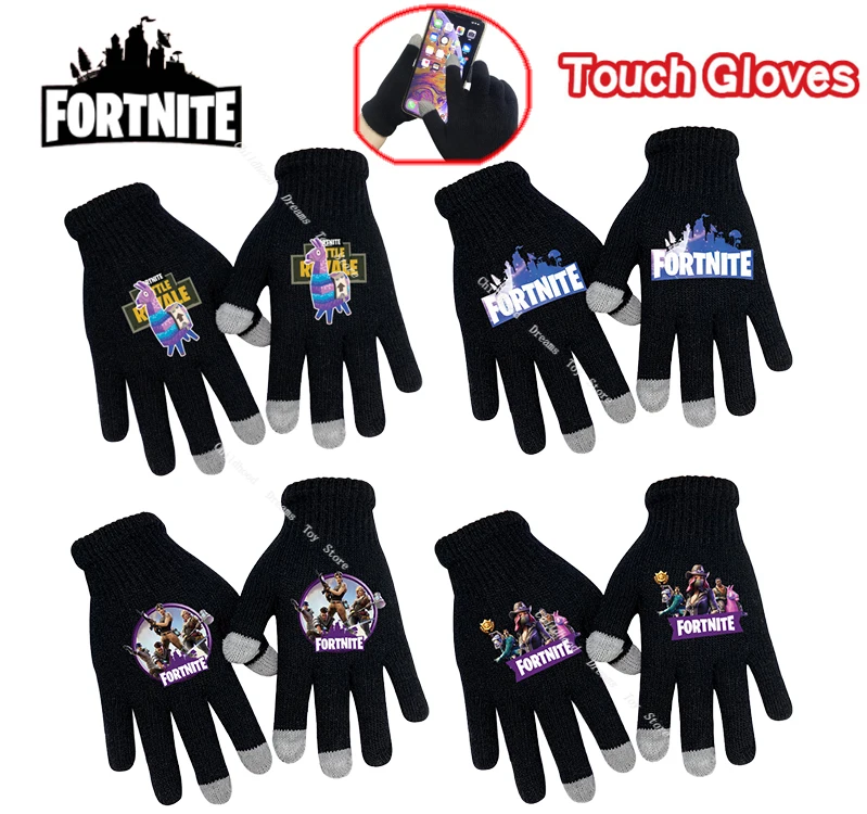Оригинальные перчатки Fortnite с закрытыми пальцами тематические игровой фигуркой