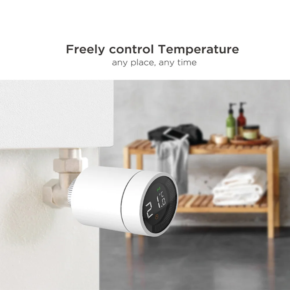 Привод клапана радиатора Tuya Smart Home ZigBee TRV для термостата программируемый