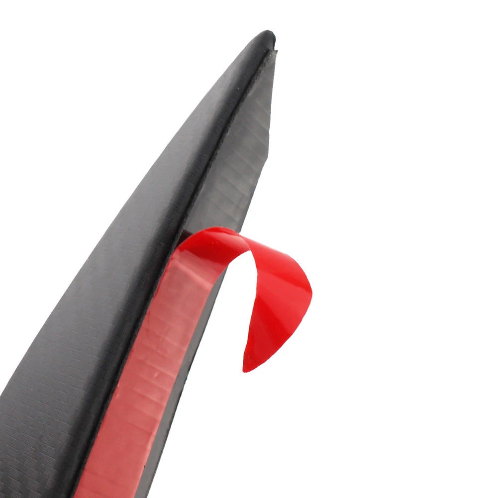 4 шт. углеродное волокно автомобильный Стайлинг передний бампер разделитель для