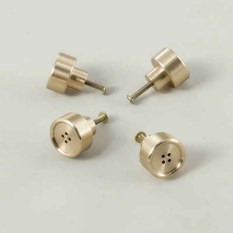 1 шт. латунная ручка простые креативные золотые чистые медные ящики для шкафа