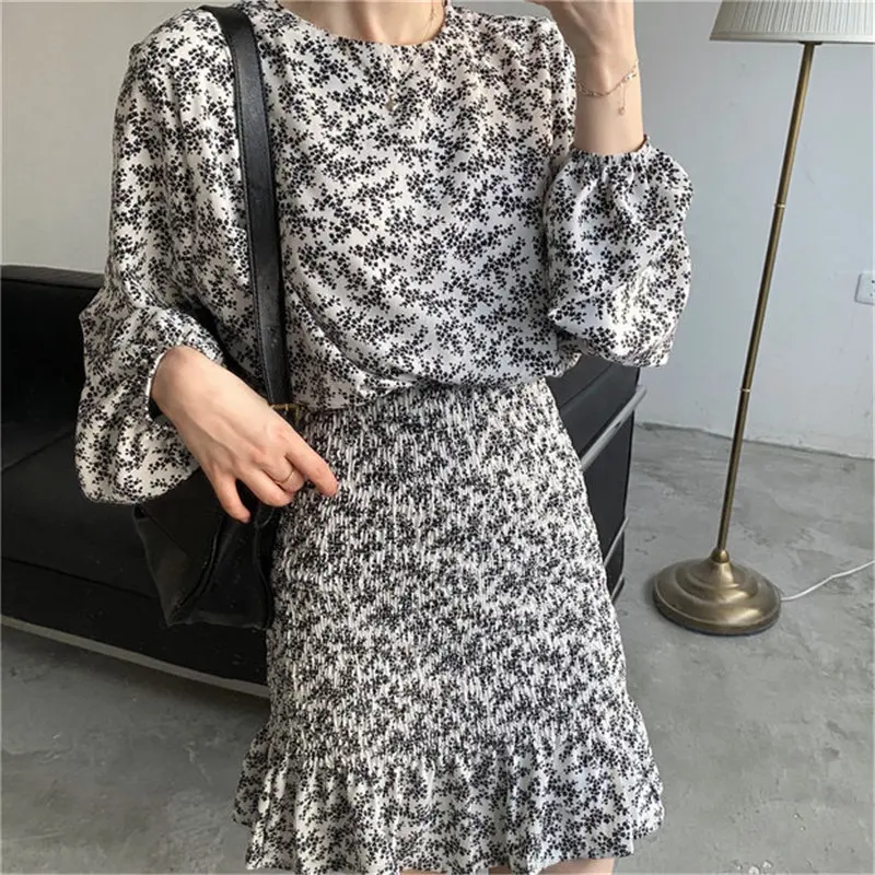 

Harajuku Summer Printed Ruffles Chic Vintage Girls Hot Slim Femme Prom Gentle Sexy Sweet Florals Mini Dresses Vestidos