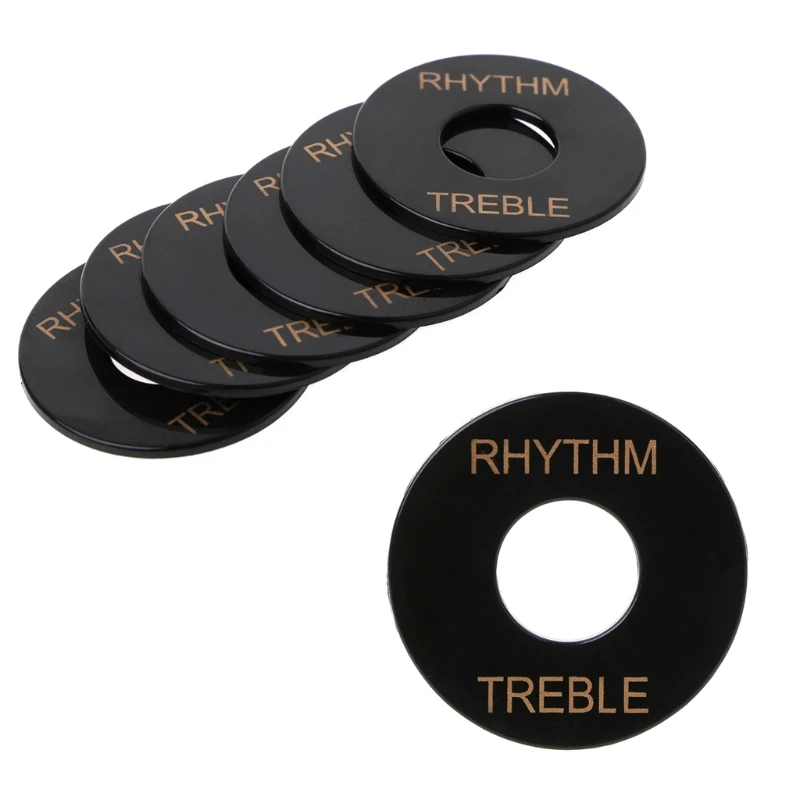 6 шт Гитара тумблер пластина ритм ВЧ шайба кольцо для Электрогитары|rhythm treble|for