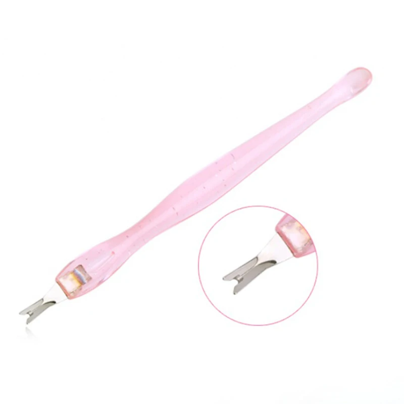 12 шт. розовая косметика для дизайна ногтей Педикюр вилка омертвевшей кожи