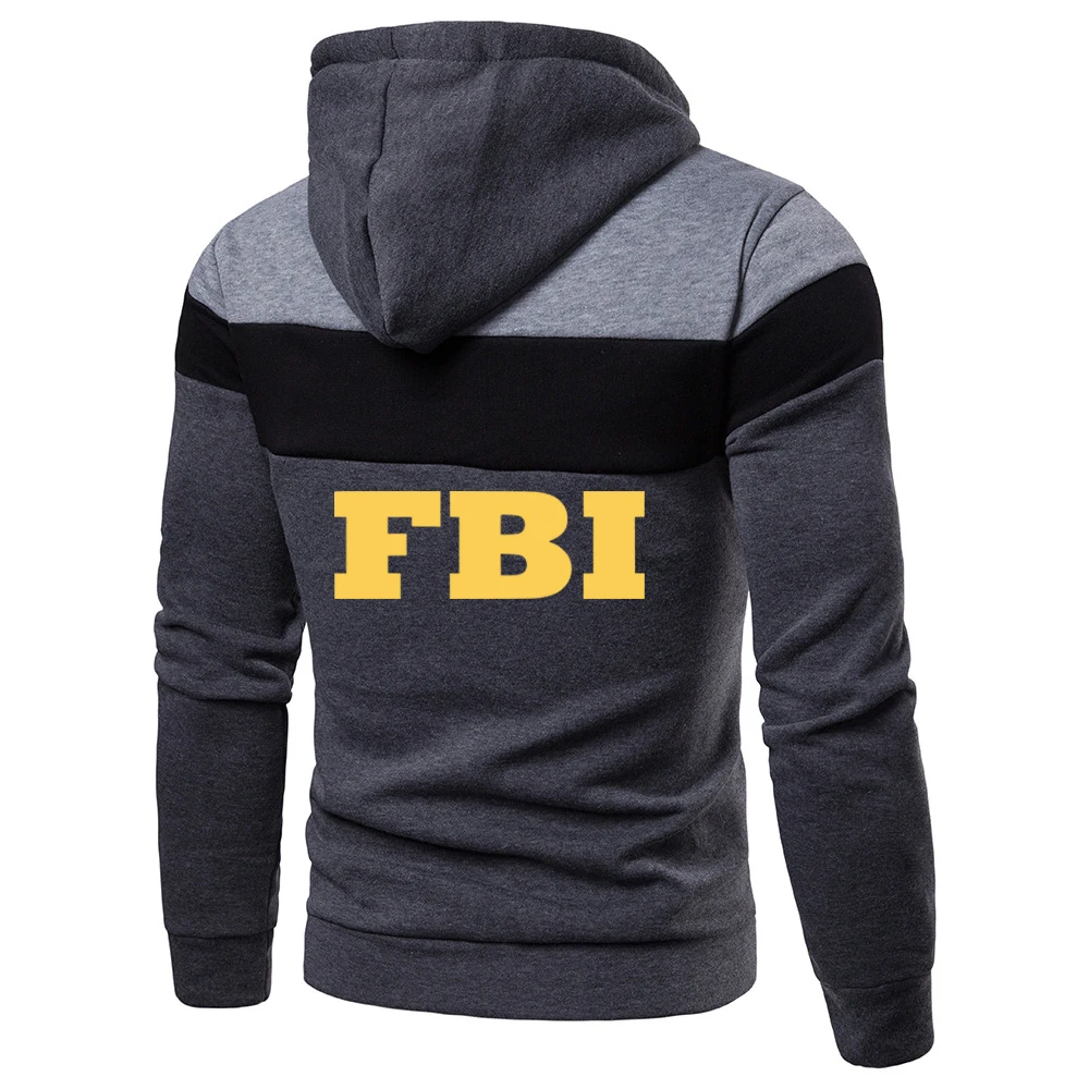 Мужская Новая весенне-осенняя модель FBI 2021 свитшоты с длинным рукавом и вышивкой