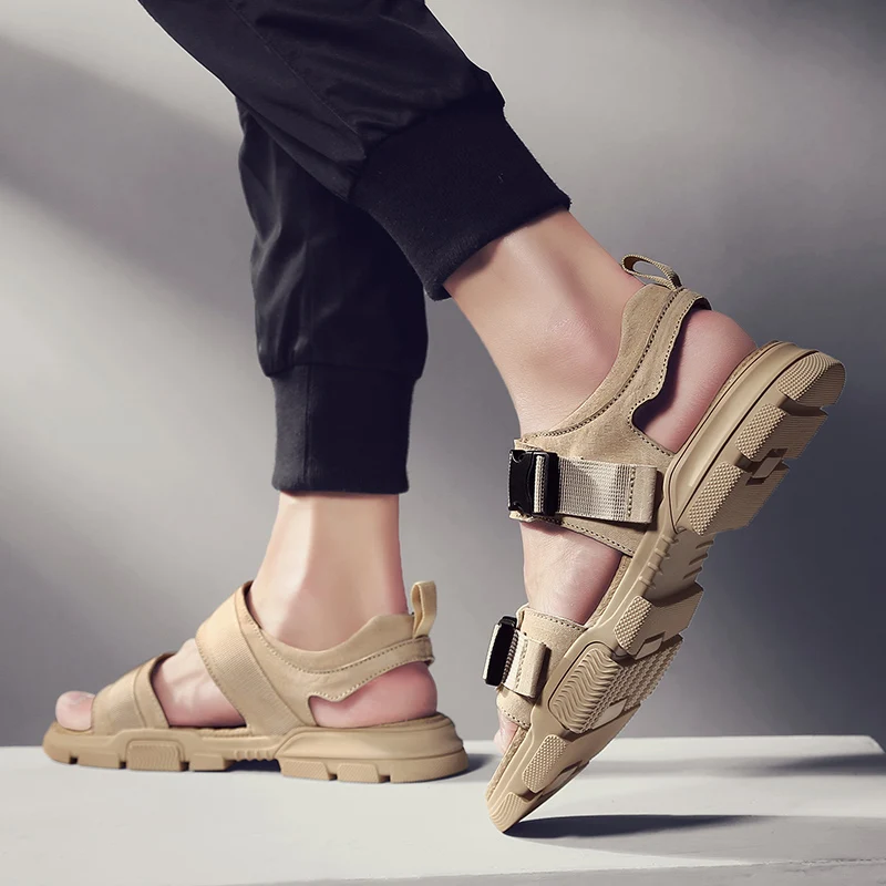 

Sandalia Masculina Sandalias Homens Mens Roman Sandals Men Summer Rubber Sandles Men's Shoes Beach Sandal