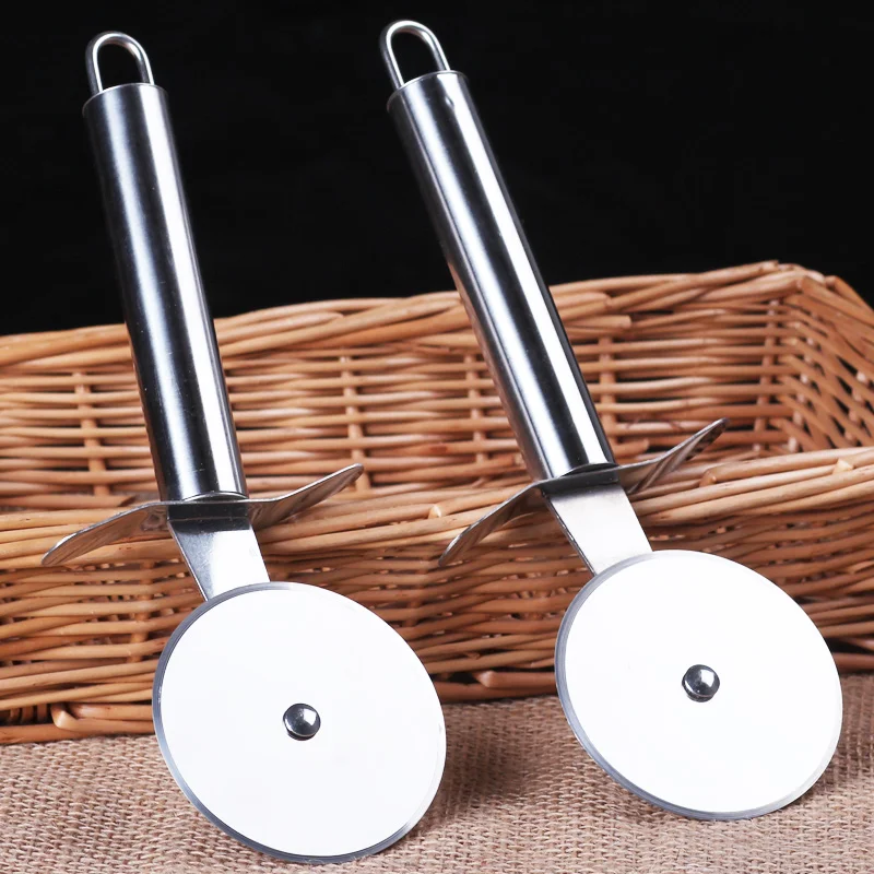 

Stainless Steel Pizza Single Wheel Cut Tools Diameter 6.5CM Household Pizza Knife Cake Tools Wheel Use For Waffle Cookies