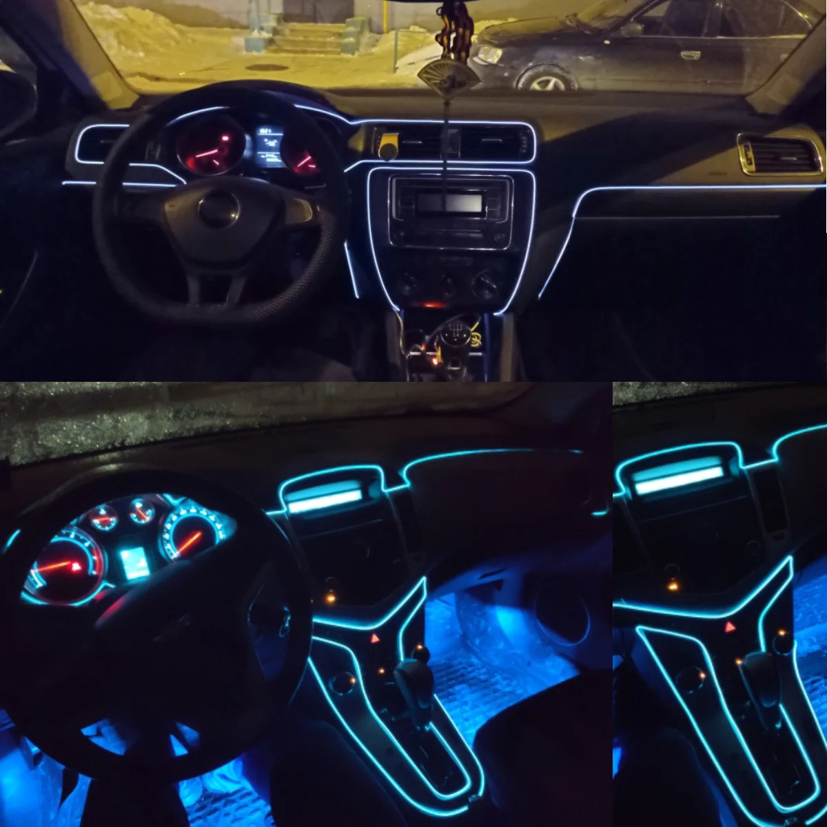 5m салона атмосферная лампа El холодный светильник линия USB ссылка ing неоновая