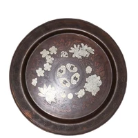 china old beijing old goods red copper plate