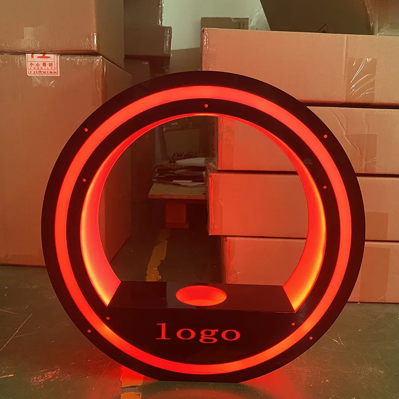 Акриловый дисплей подгонянный бар для воды светодиодный стенд бутылки