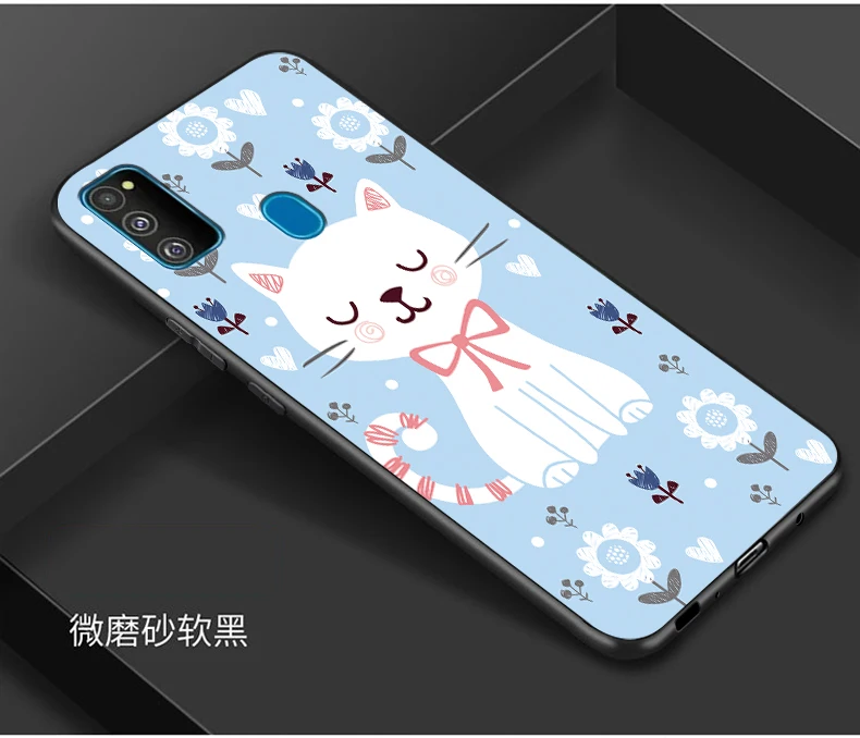 6,4 ''для samsung M30S чехол силиконовый мягкий черный чехол для телефона для samsung Galaxy M30S чехол m30s M 30S Fundas TPU задняя крышка - Цвет: 25