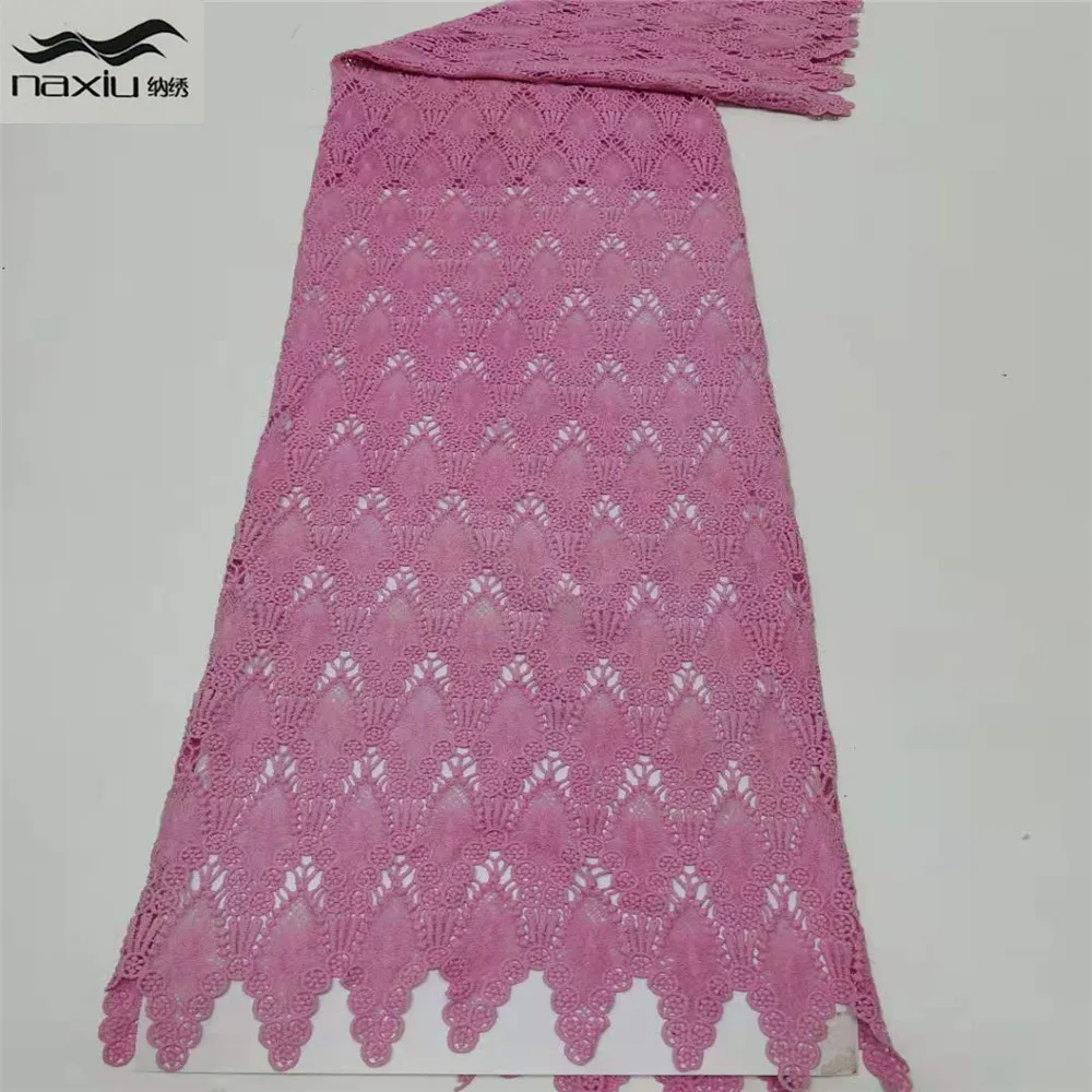 

Madison Nigerian Lace Fabrics 2020 High Quality Lace African Lace Fabric Cotton Lace Guipure Cord Lace Fabric For Party Sewing
