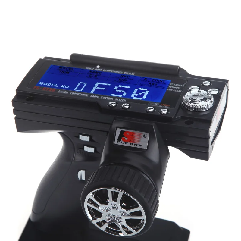 FS-GT3B 2.4G 3CH Radio Model Remote Control LCD Transmitter & Receiver for RC Car Boat | Игрушки и хобби
