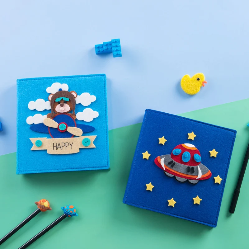 Блокнот А5 с ручкой милый фетровый дневник записная книжка замечательный