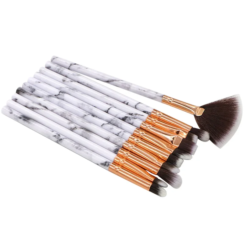 Набор кистей для макияжа 10 шт. набор косметических инструментов Мраморная основа