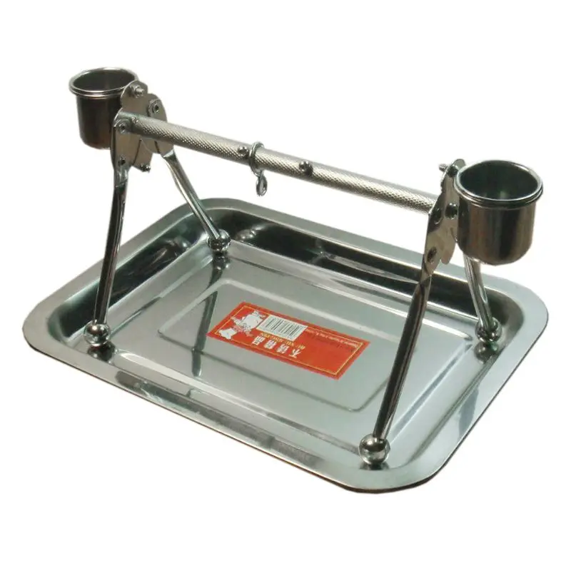 

Прочная подставка для птиц из нержавеющей стали с поддоном для кормления