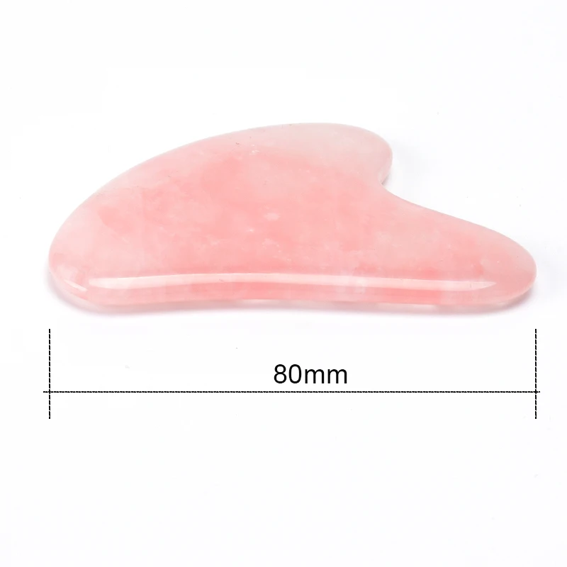 Китайские инструменты Gua Sha, розовый кварц, нефрит, гуаша, доска, натуральный камень, скребок для лица, шеи, спины, тела, иглоукалывание, давление, терапия