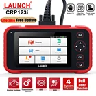 Диагностический инструмент Launch CRP123i OBD2 для двигателяATABSподушки безопасности SRS, многоязычный сканер OBD2, автомобильный диагностический инструмент