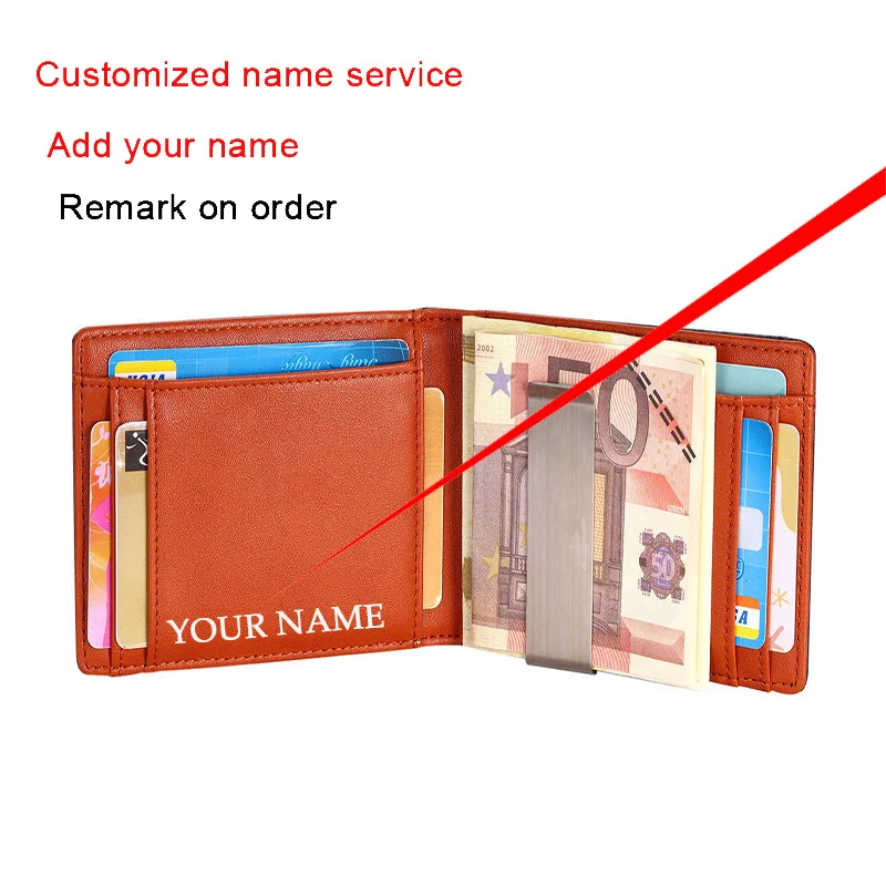 

New Carbon Fiber Men's Wallet Fashion Rfid Metal Wallet Ultra-thin Mini Coin Pocket Suitable For 7 Cards