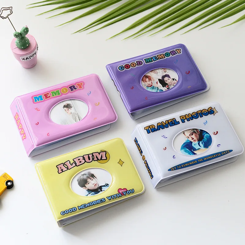 

Фотоальбом, 36 отделений, 3 дюйма, мини-чехол для мгновенных фотографий, для фотокамеры Polaroid, съемный фотоальбом с именем держатель для карт