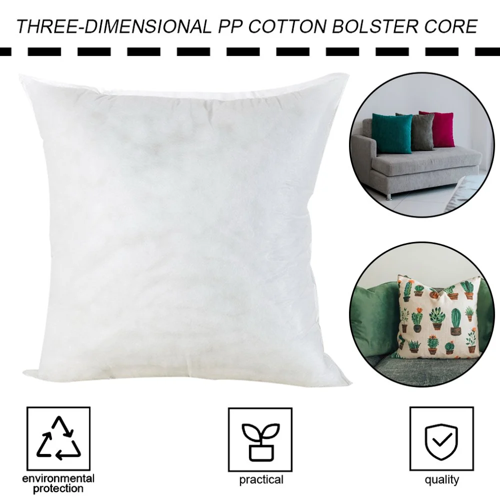 PP Cotton Pillow Core Cushion Cute Pattern Filled Plush Toy Pillow Activity Gift Pillow Decoration Waist Back Inner Pillow