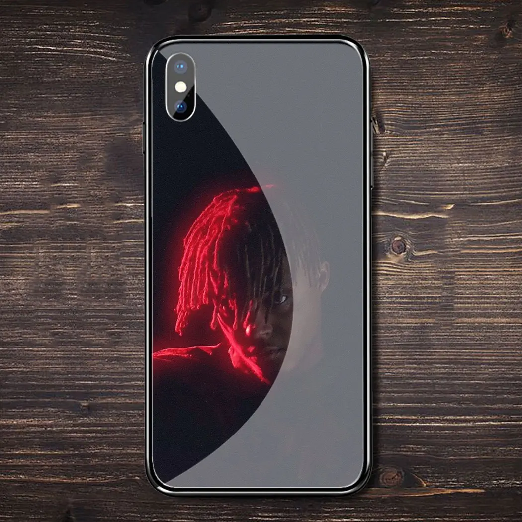 TG7 L44 Rapper Juice WRLD чехол из закаленного стекла для iphone 11 Por XS Max XR X 8 7 6 6S Plus 5 5S SE чехол - Цвет: TG7