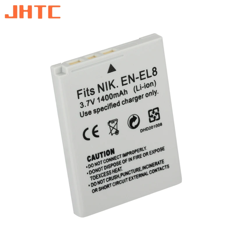 Аккумулятор для камеры EN EL8 ENEL8 1400 мАч NIKON CoolPix P1 P2 S1 S2 S3 S5 S50 S51 S52 PM087|Цифровые