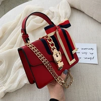 texture bag 2021 womens new fashion handbag all match chain female shoulder messenger bags ladies pu leather small square bags
