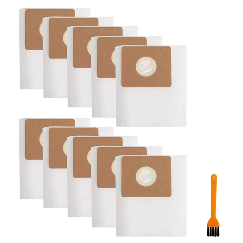 

10 Pcs Replacement Vacuum Collection Bags Compatible for Shop Vac Type-A 1.5 Gallon 9066700 Vacuum Dust Bags Garbage Bag