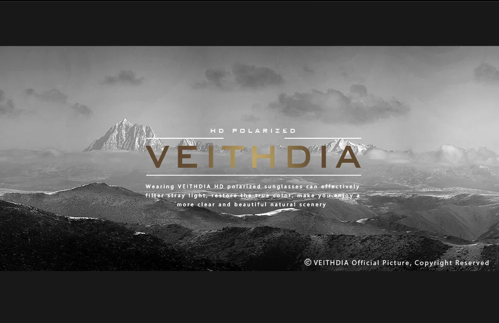 VEITHDIA, новинка, высокое качество, мужские поляризованные солнцезащитные очки, фирменный логотип, дизайн, для вождения, солнцезащитные очки, аксессуары, 3152