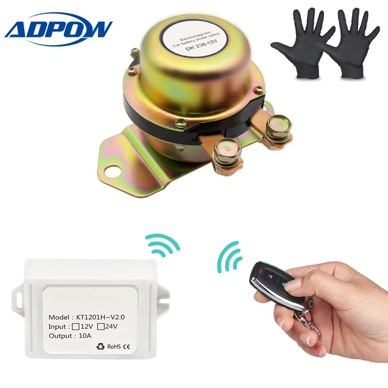 Автомобильный выключатель батареи 12 В с дистанционным управлением релейный