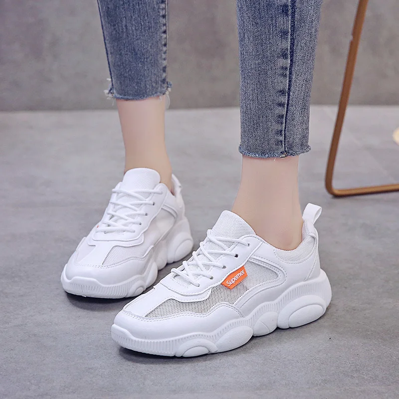 

Running Shoes For Women Lace-up Woman Sneakers Breathable Mesh Women Sport Shoes High Quality Women's Shoes