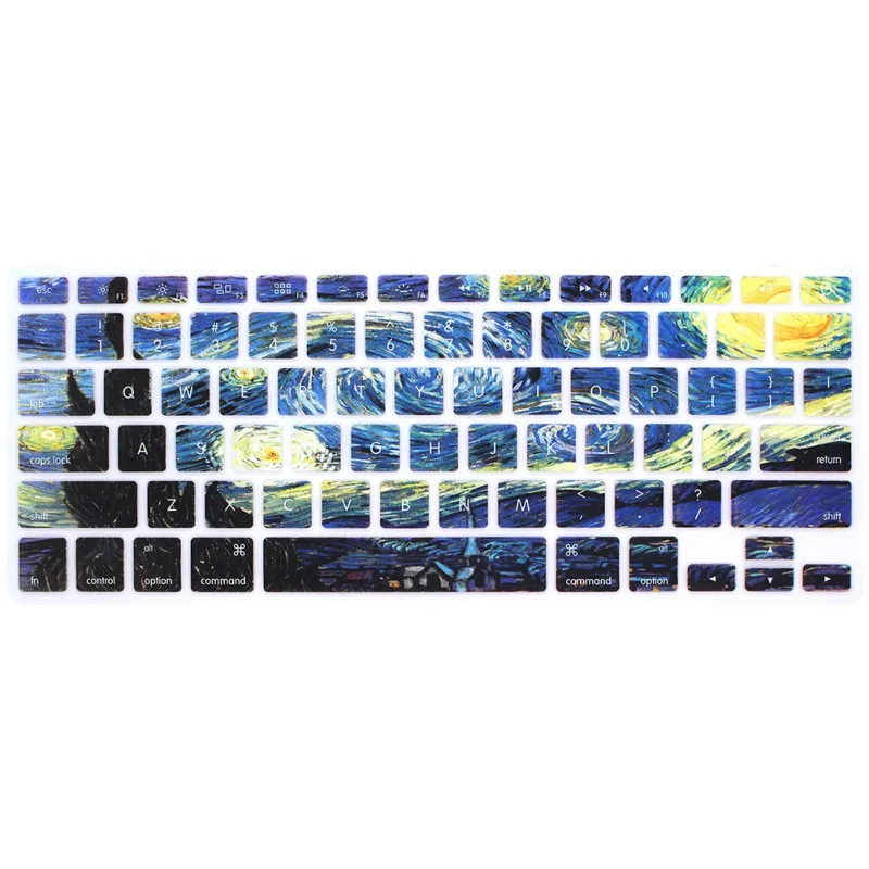 2019 распродажа Newes модные силиконовая клавиатура кожного покрова для MacBook Air 13 Pro