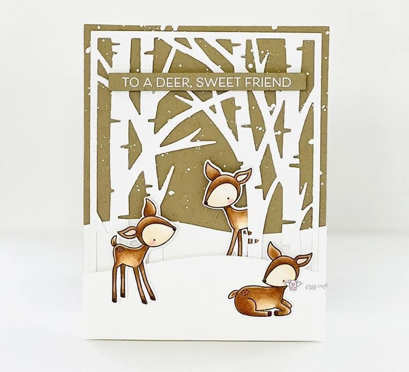 

Mmao Crafts Metal Steel Cutting Dies New Birch Tree Forest Frame Stencil For DIY Scrapbooking Paper/photo Cards Embossing Dies