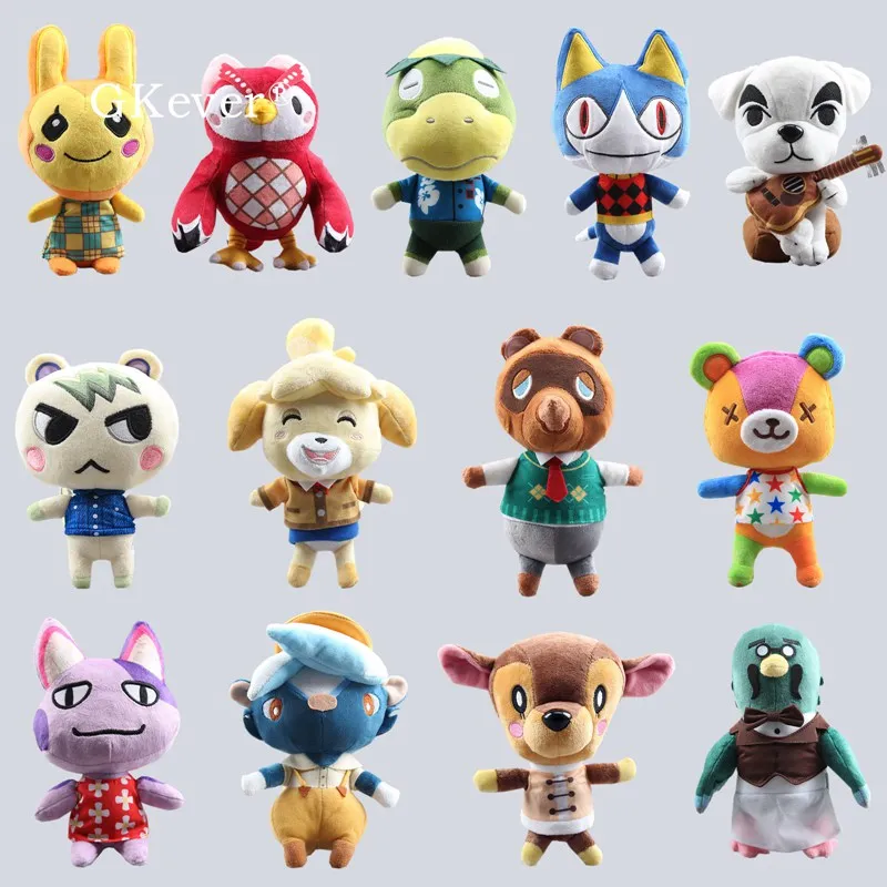 Милые милые мягкие животные К. Tom Nook 20 см Селеста животное пересечение Porter Rover Bob