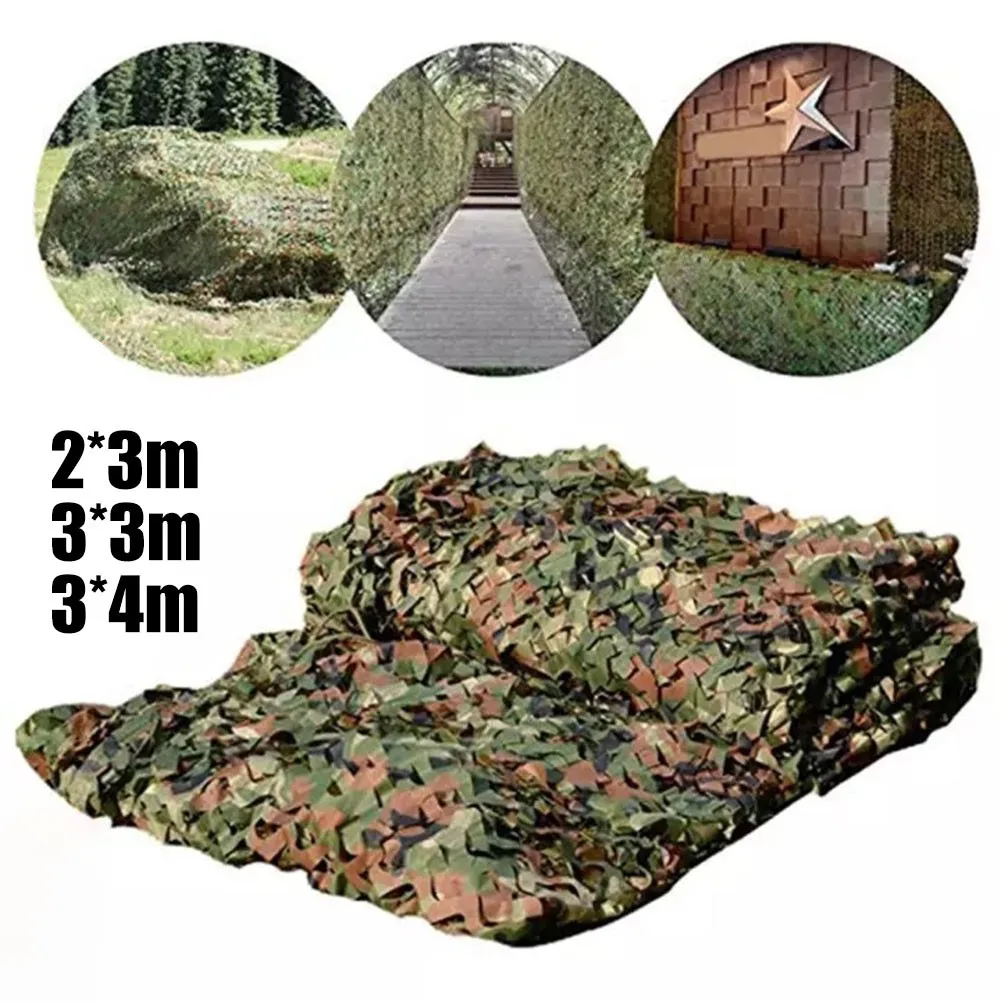 Камуфляжная затеняющая сетка для защиты джунглей автомобильный чехол палатка