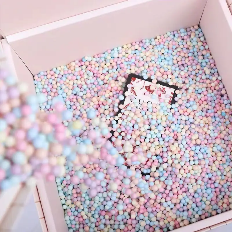 14000 шт./пакет японский Kawaii милый цветной круглый пенопластовый шар DIY свадьба