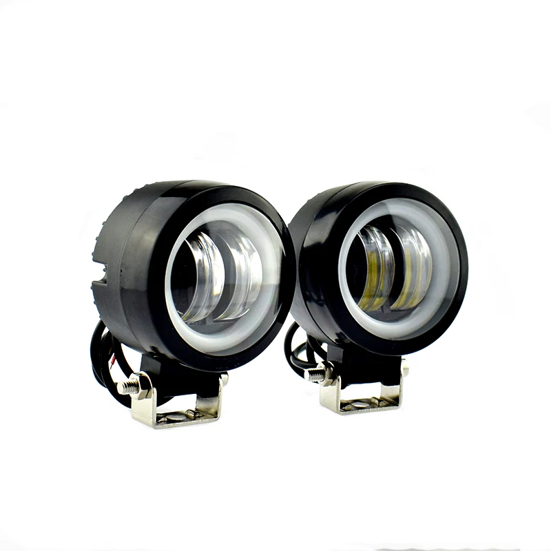 Фары для мотоциклов 12 В 20 Вт красные фары ангельские глазки рабочая фара