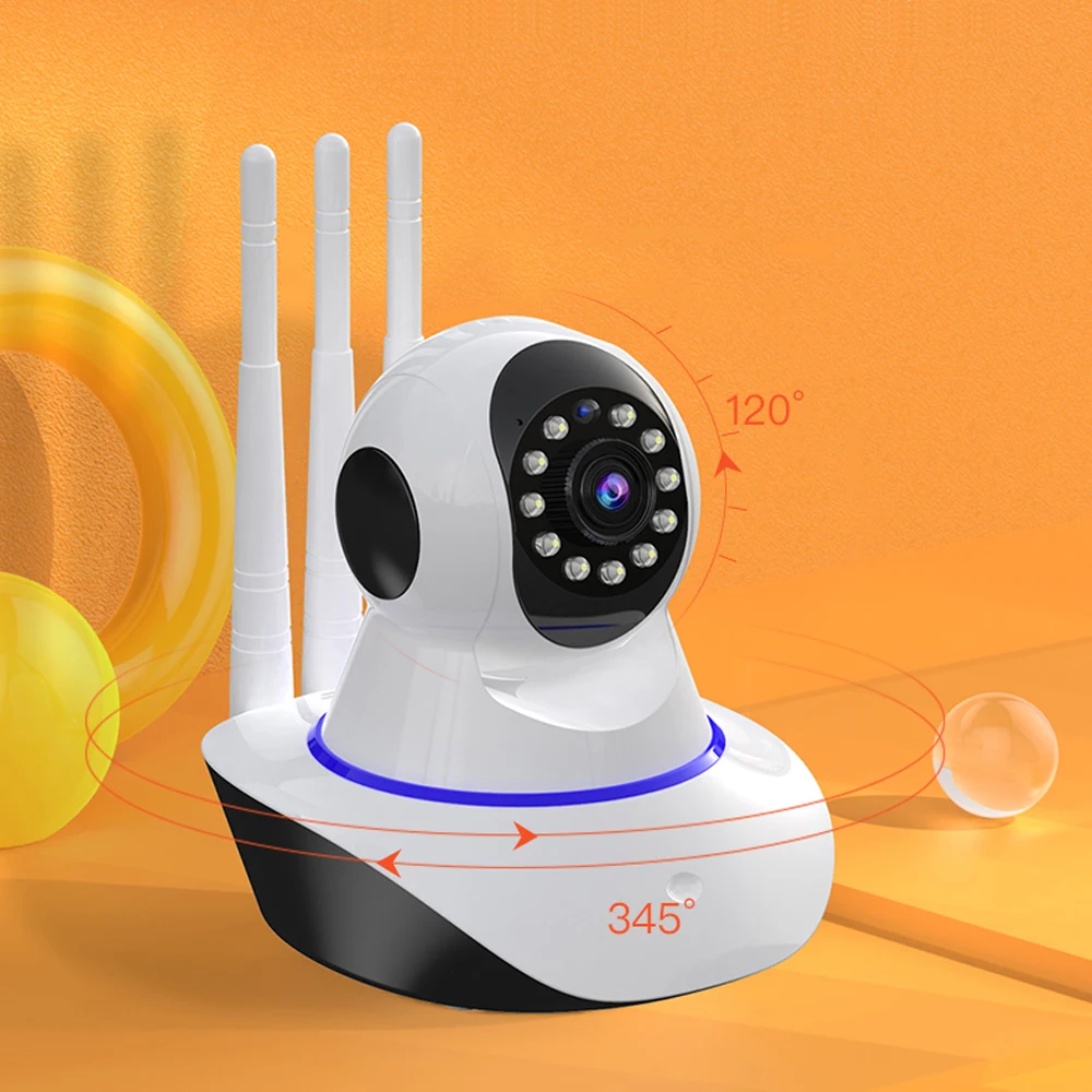 Сильный сигнал Wi Fi IP Камера 3MP функции панорамирования наклона и 4X зум