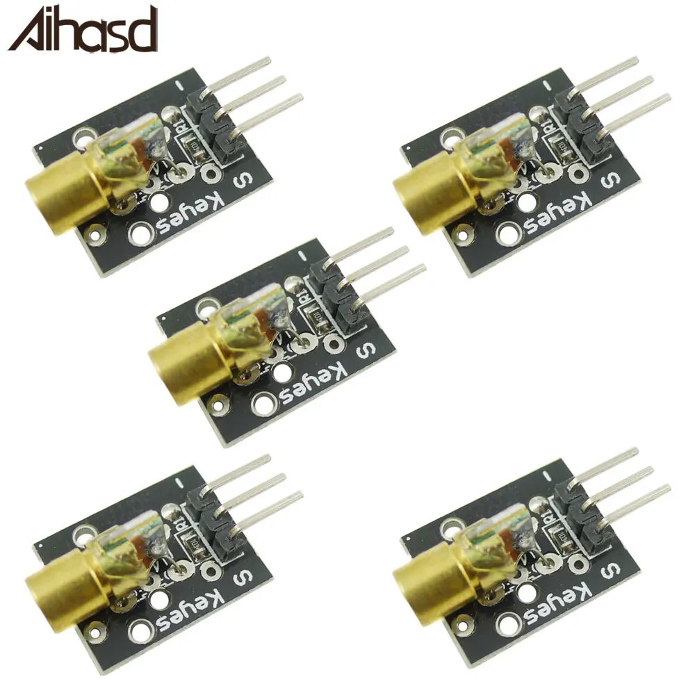 5 шт./лот KY 008 650nm 5V модуль лазерного датчика для Arduino с демонстрационным кодом|module
